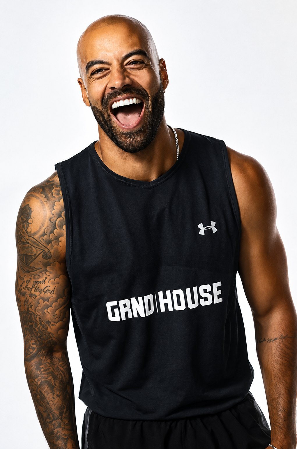 Smiling athlete